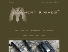 Tablet Screenshot of mummertknives.com